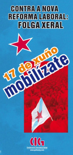 A CIG xa convocou mobilizacións para este xoves