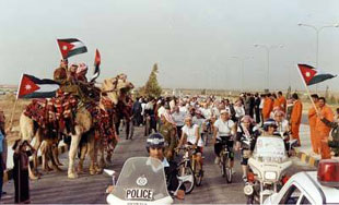 Imaxes da primeira caravana, en 2004