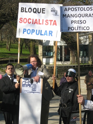 Escenificouse un mitin do "Bloque Socialista Popular"