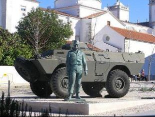 Praza dedicada a Salgueiro Maia en Santarém