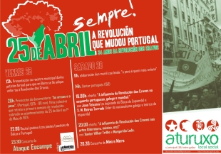 Cartaz das xornadas organizadas por Aturuxo