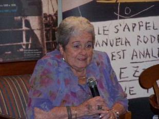 Maruxa Boga, durante o acto