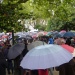 A manifestación, a piques de saír da Alameda